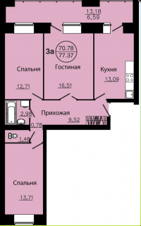 Судостроительная, д.37 - Планировка