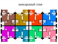 Таунхаус в Элите - Планировка мансардный этаж