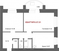 Озеро парк, 1-ая очередь - Планировка