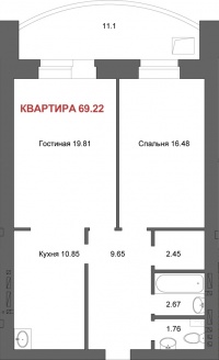 Озеро парк, 1-ая очередь - Планировка