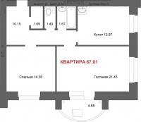 Озеро парк, 1-ая очередь - Планировка