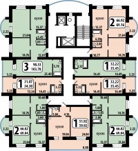 Рябиновый сад, 6 (Елены Стасовой, 40л) - Планировка